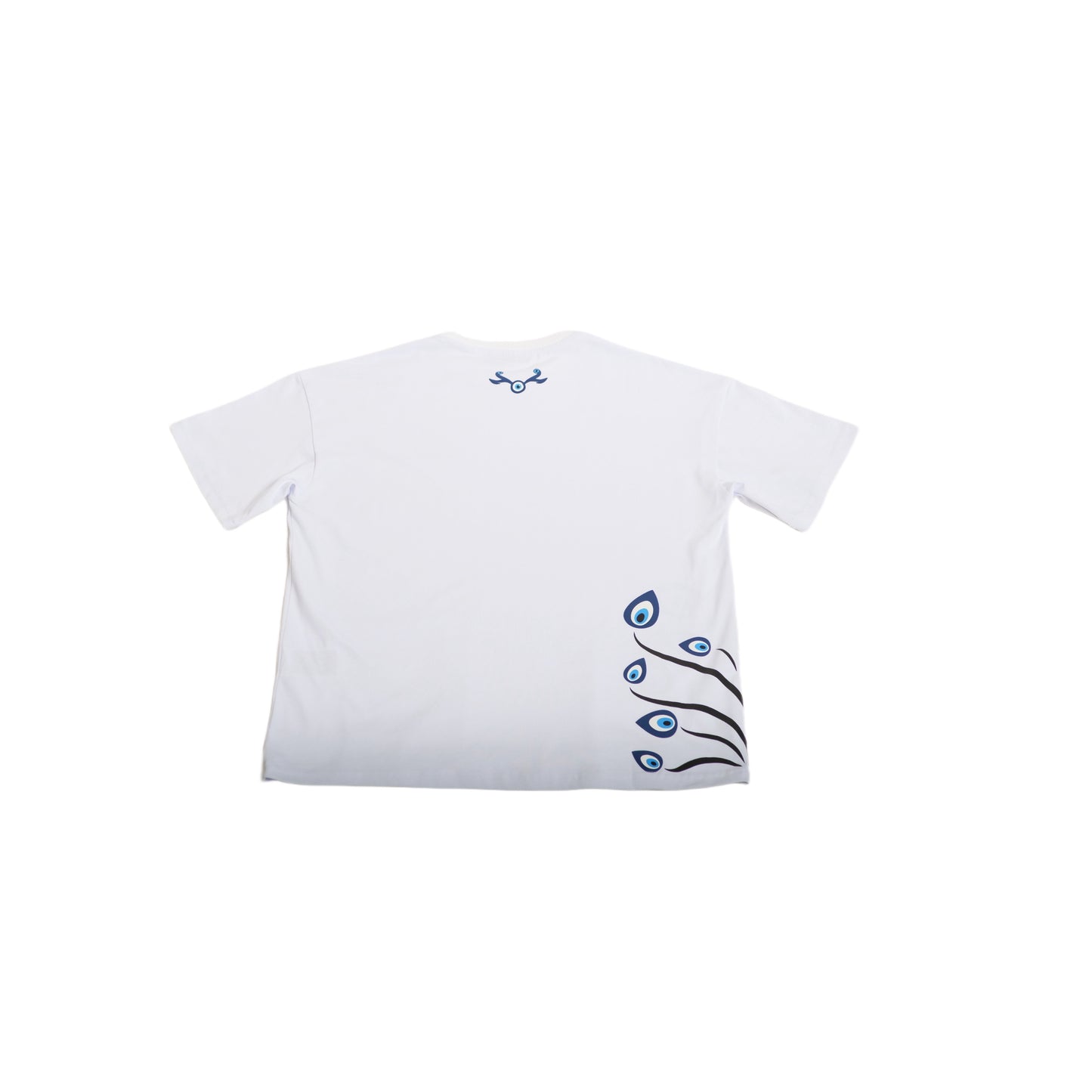 TEE SHIRT 'NAZAR ÇİÇEĞİ' BLANC